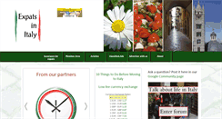 Desktop Screenshot of expatsinitaly.com